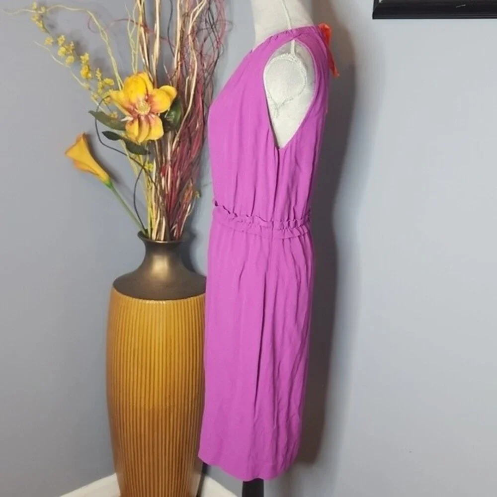 Kate Spade New York Katia Crepe Sheath Dress in Purple Size Small